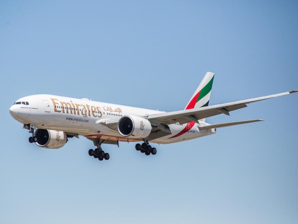 Emirates Boeing 777-300ER airplane
