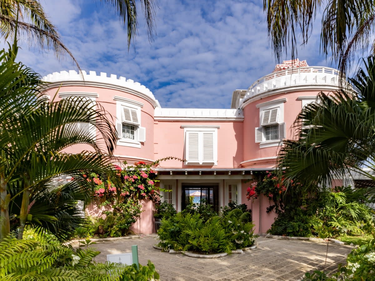 Think candy-striped parasols and rose-hued walls at Cobblers Cove, Barbados (Cobblers Cove/Nick Smith)