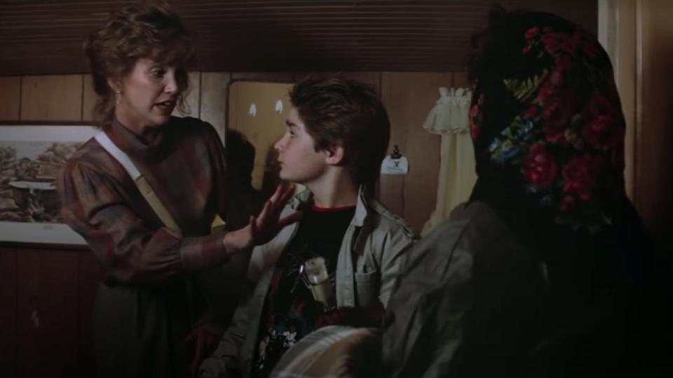Mrs. Walsh talking to Mouth in The Goonies