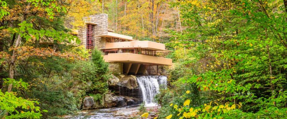 Falling Water house in mill run PA