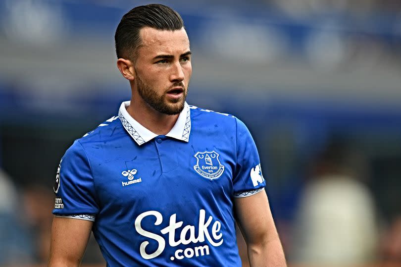 Jack Harrison during his loan spell at Everton