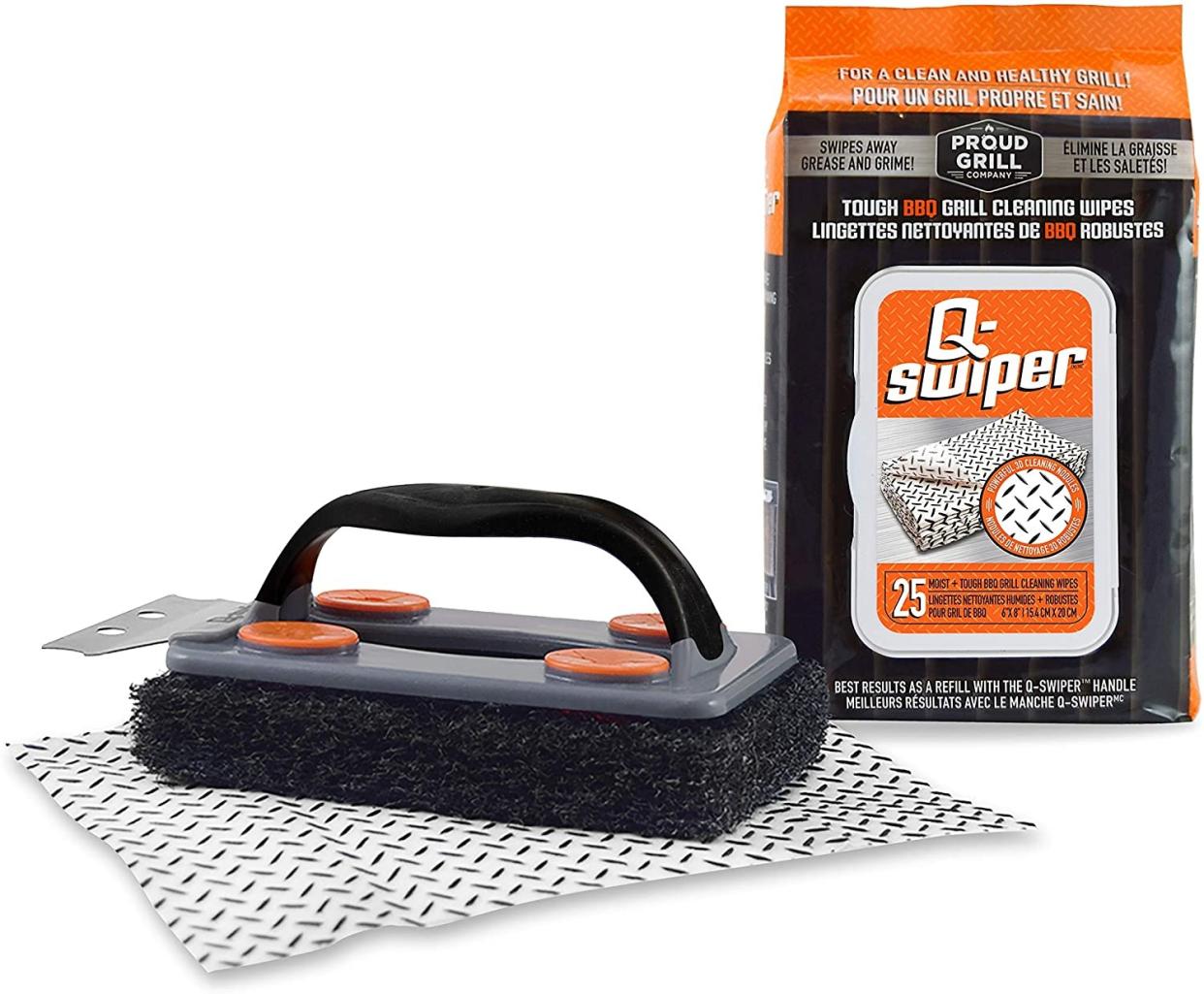 Proud Grill Q-Swipe BBQ Grill Cleaner Set