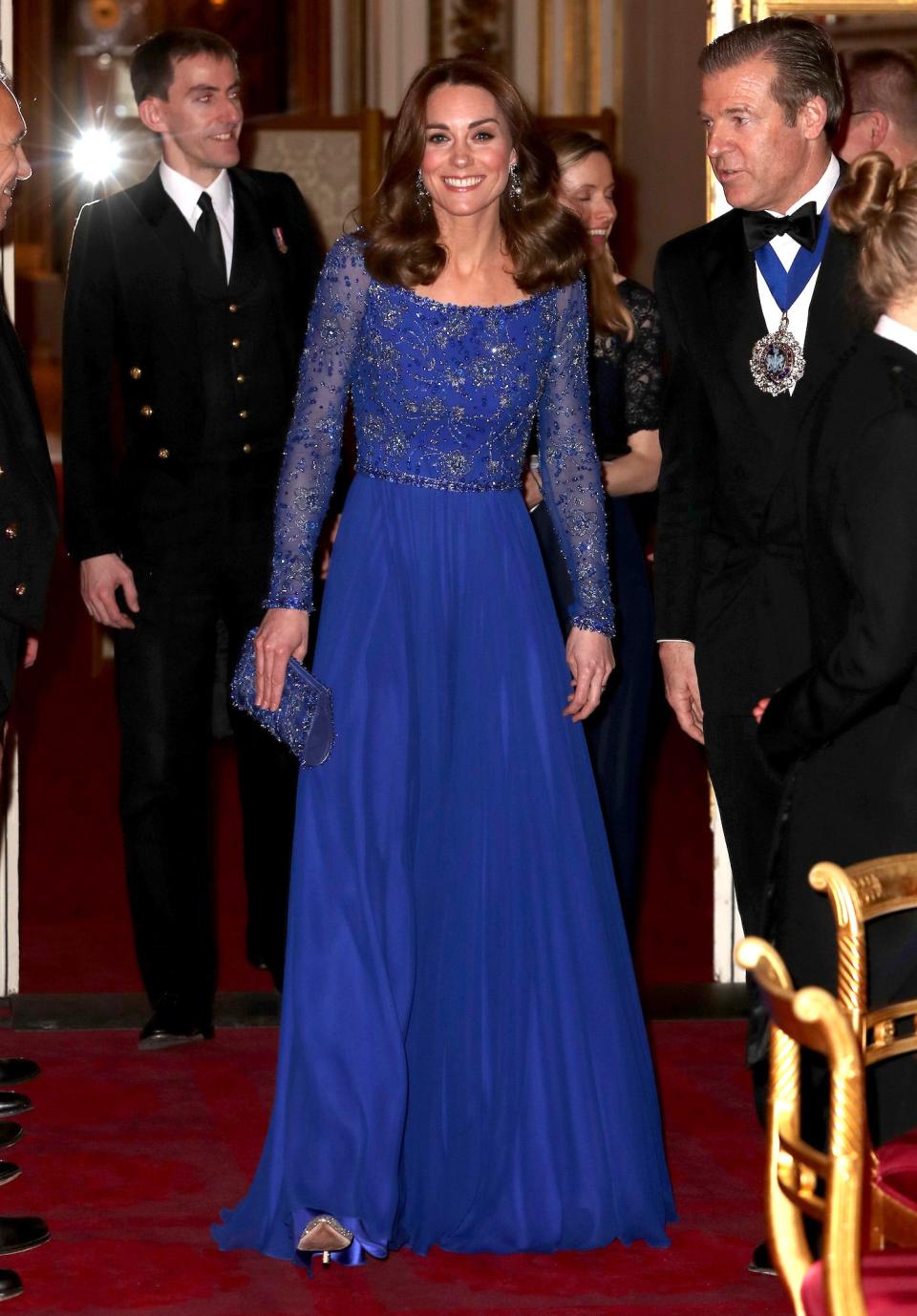 kate middleton blue dress