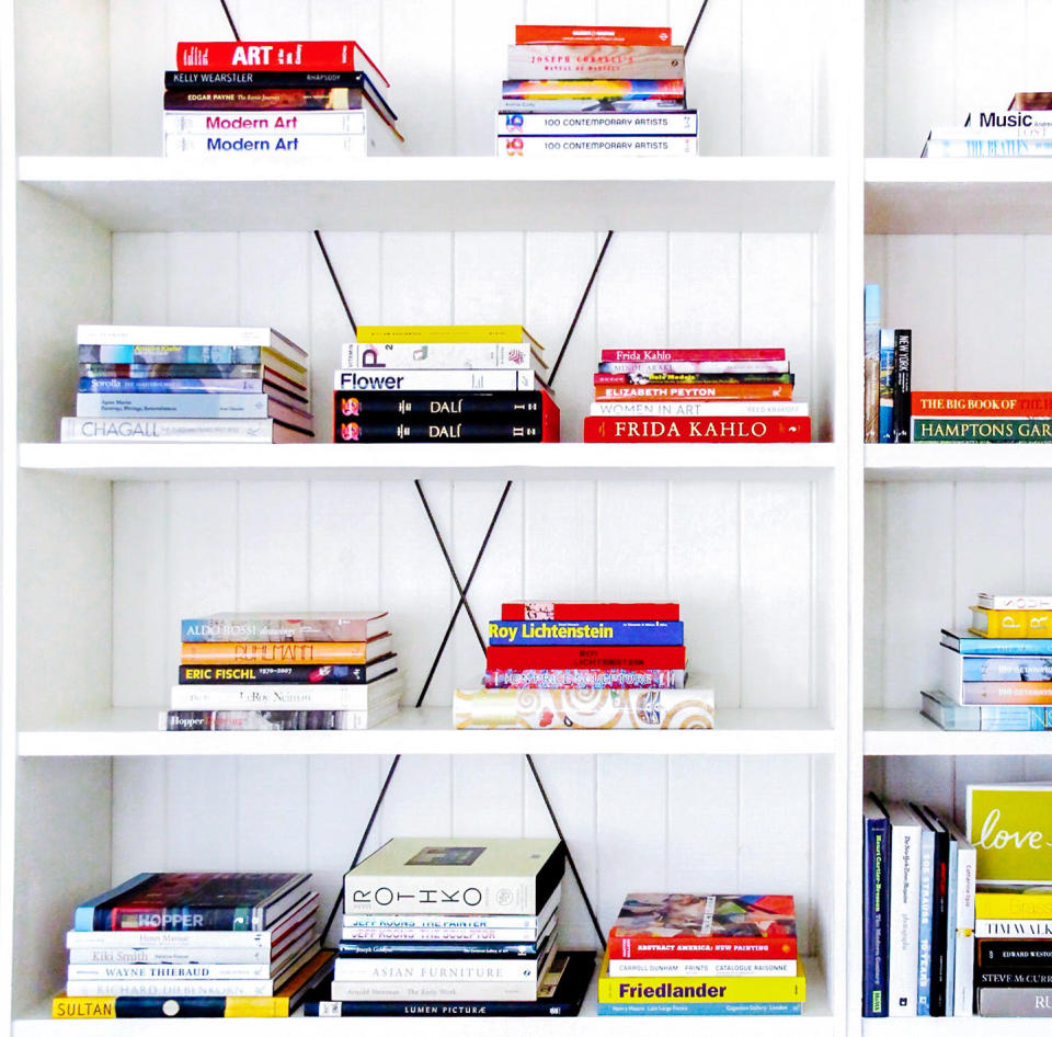 A closer look at the titles on the A-lister's shelves [Photo: Juniper Books]