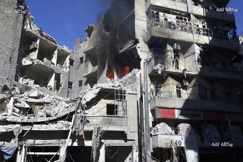 Warplanes pound Aleppo – Dozens dead