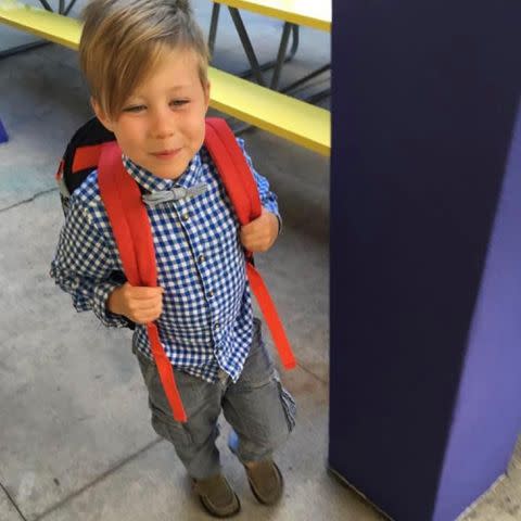 <p>Kaitlin Olson Instagram</p> Kaitlin Olson and Rob McElhenney's son Axel Lee McElhenney.