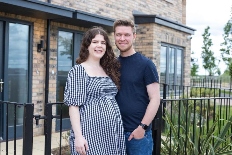 Commuter life: Rebecca and Toby Jakeman can get to London by train in less than an hour (Handout)