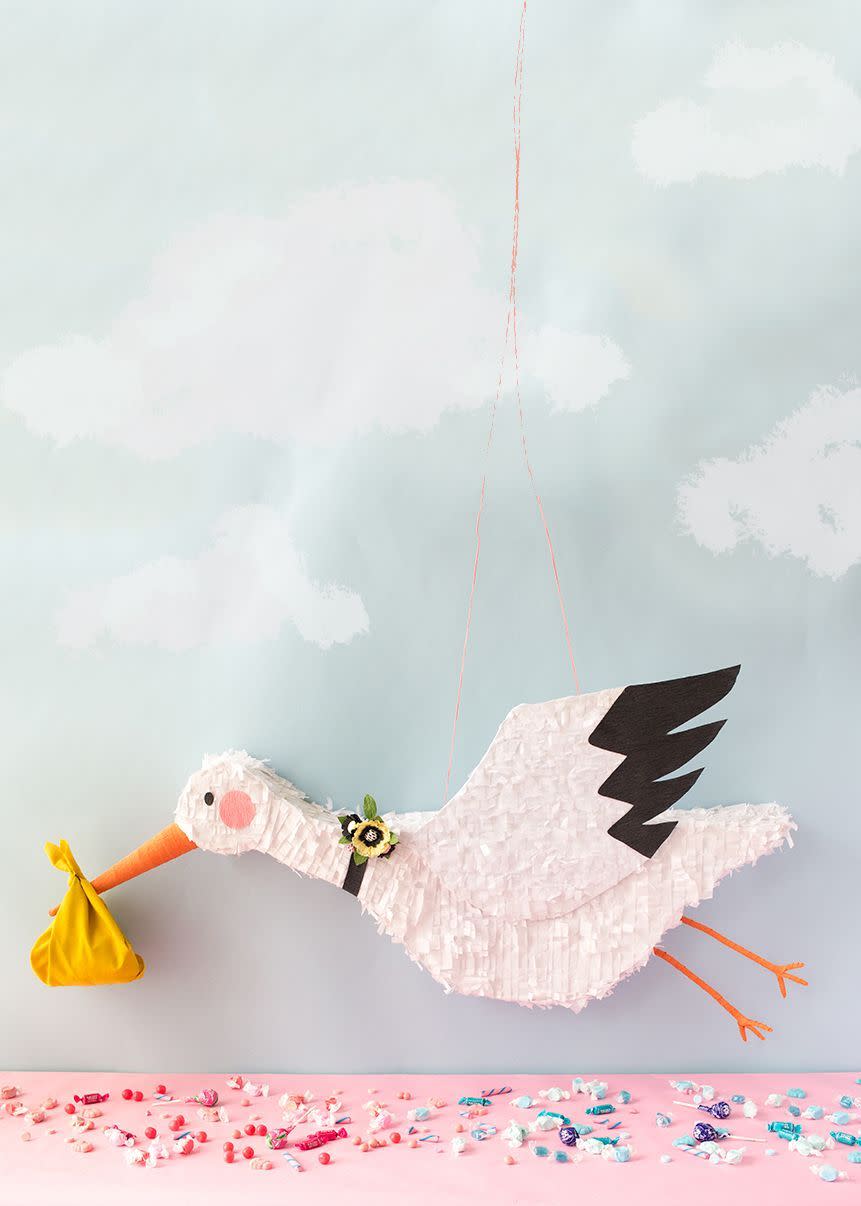 DIY Stork Piñata