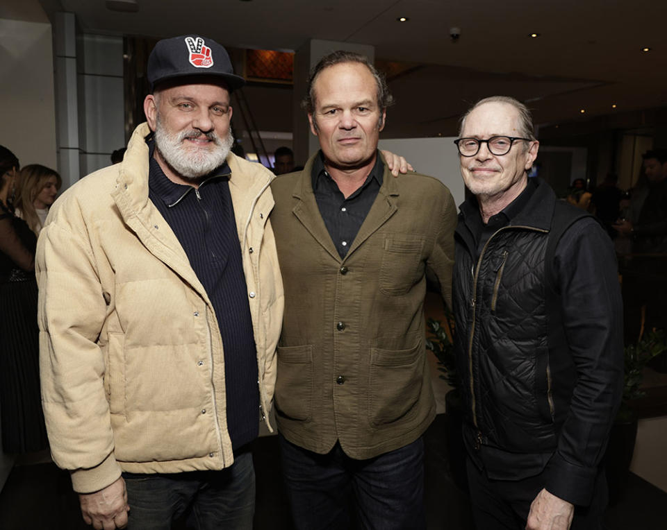 Mike O’Malley, Chris Bauer and Steve Buscemi.