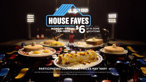 IHOP is Bringing Weekends to the Weekdays to Celebrate the New Value-Driven House Faves Menu in Partnership with Rock Band LOVERBOY. (Graphic: Business Wire)