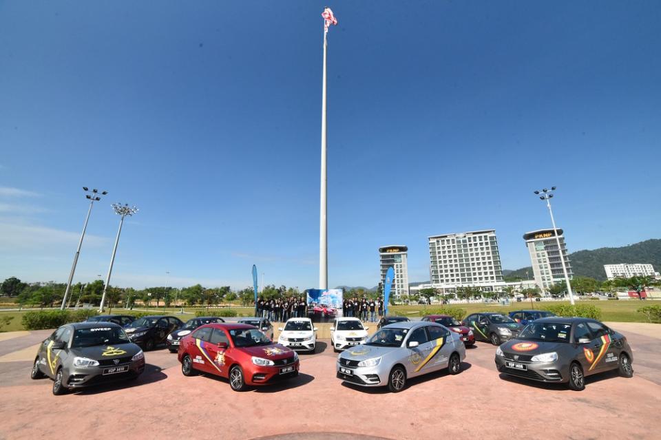 All the 2019 Saga models that were a part of the media drive were decorated with liveries of the different Malaysian states, in conjunction with Merdeka Day. — Picture courtesy of Proton