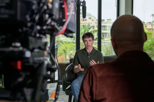 PHOTO: Elliot Page sits down for an exclusive network interview for ABC News' 'Soul of a Nation' Pride special. (ABC News)