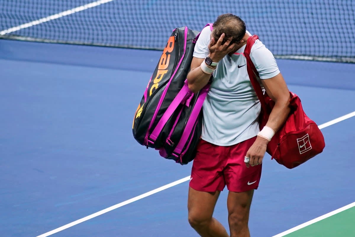 Rafael Nadal put his first grand slam defeat for more than a year down to a ‘bad match’ as he was stunned by American Frances Tiafoe in the fourth round of the US Open (Eduardo Munoz Alvarez/AP) (AP)