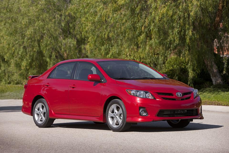 The 2013 Toyota Corolla.