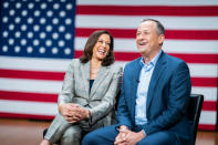 <p>Kamala Harris' husband, <a href="https://people.com/politics/who-is-kamala-harris-husband-doug-emhoff/" rel="nofollow noopener" target="_blank" data-ylk="slk:Doug Emhoff;elm:context_link;itc:0;sec:content-canvas" class="link ">Doug Emhoff</a> – whom she married in 2014 after meeting on a blind date the year before – will be the first man to step into the role of "Second Gentleman." </p>