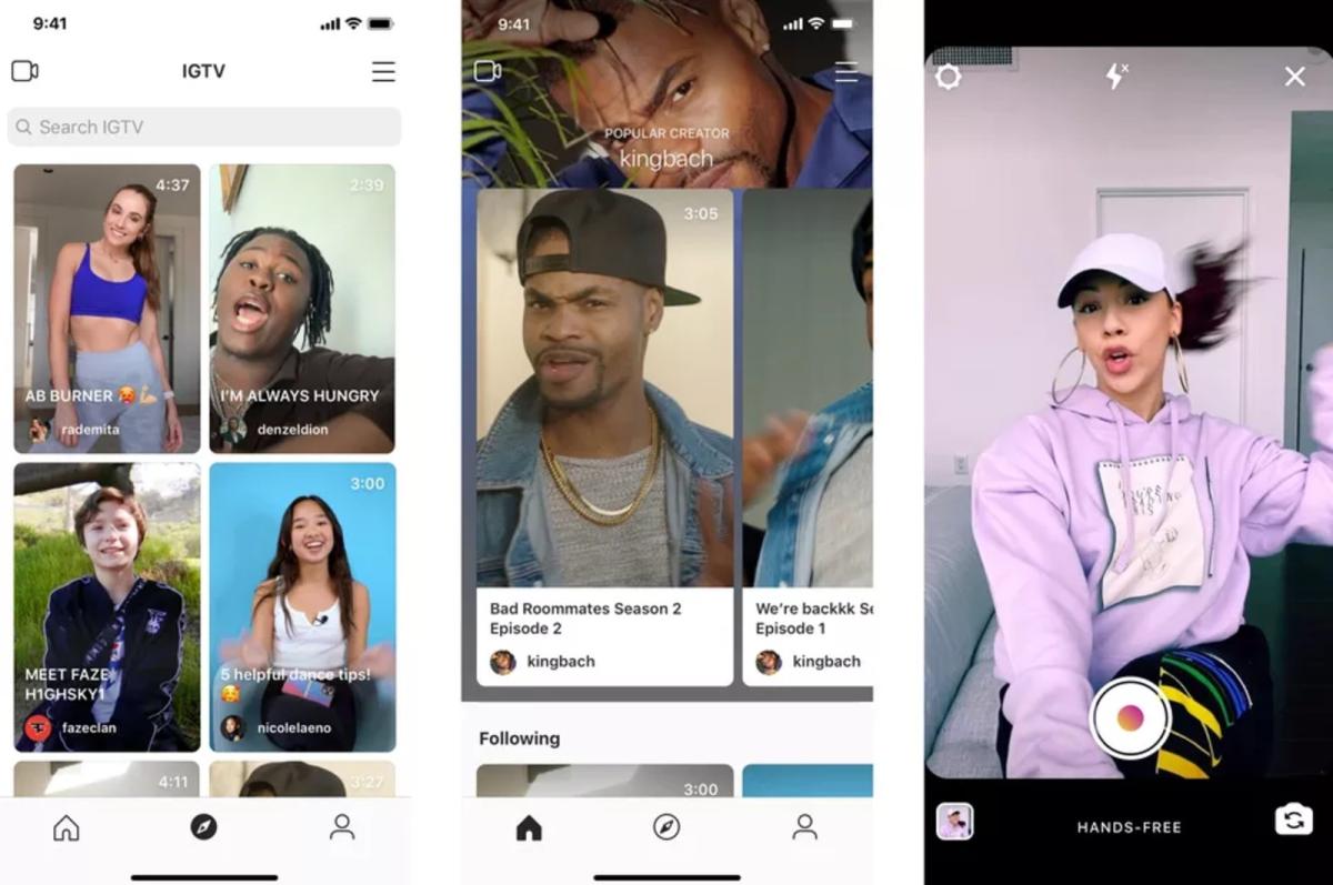 Instagram's redesigned IGTV app helps you find new creators to follow
