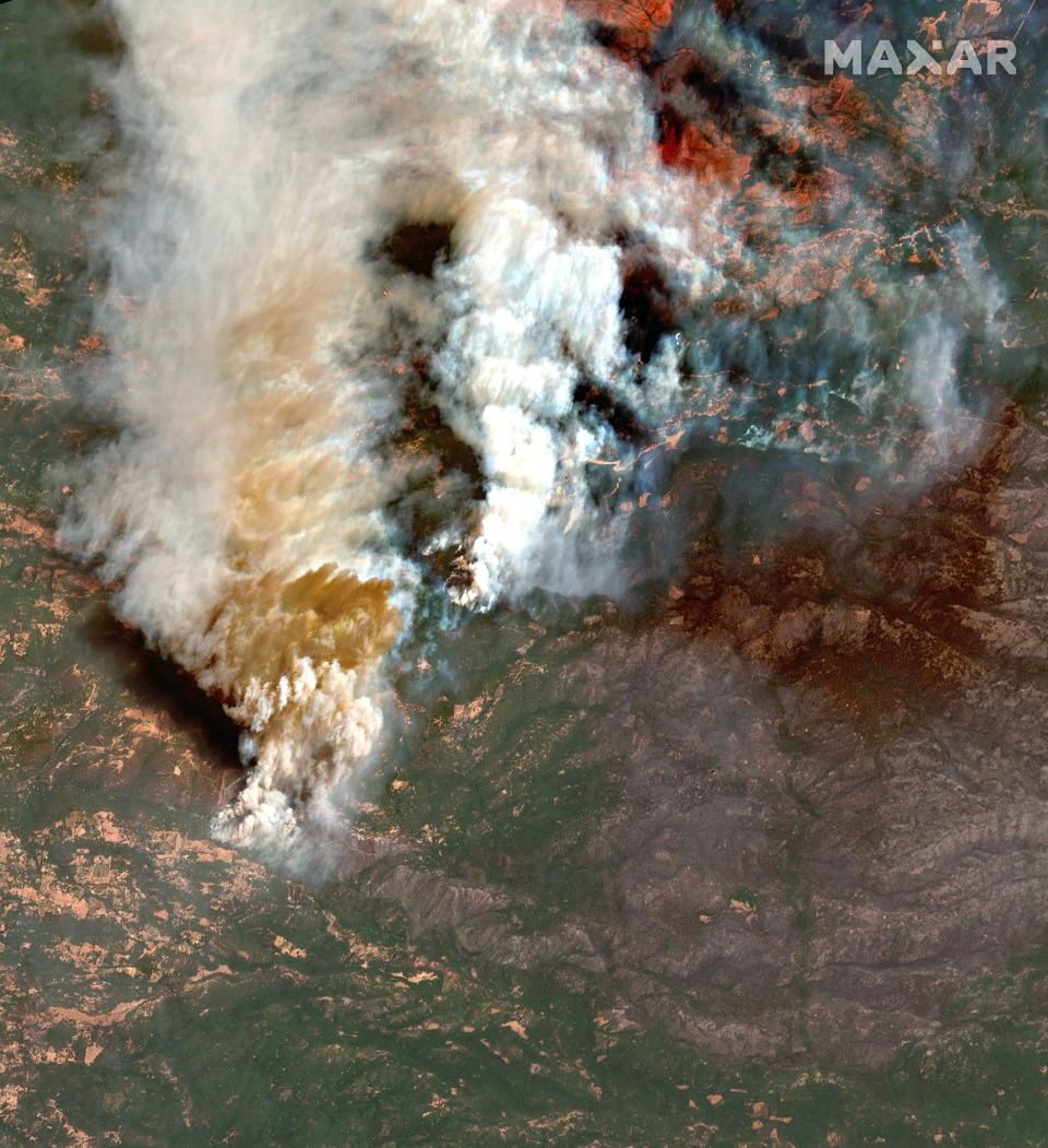 Caldor wildfire (via REUTERS)