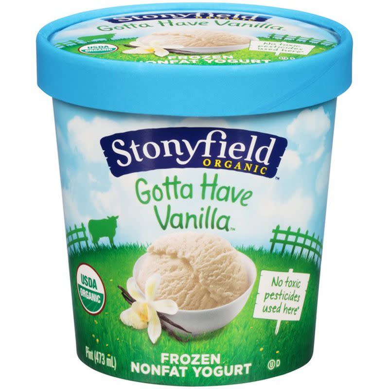 2) Whole Milk Vanilla Frozen Yogurt