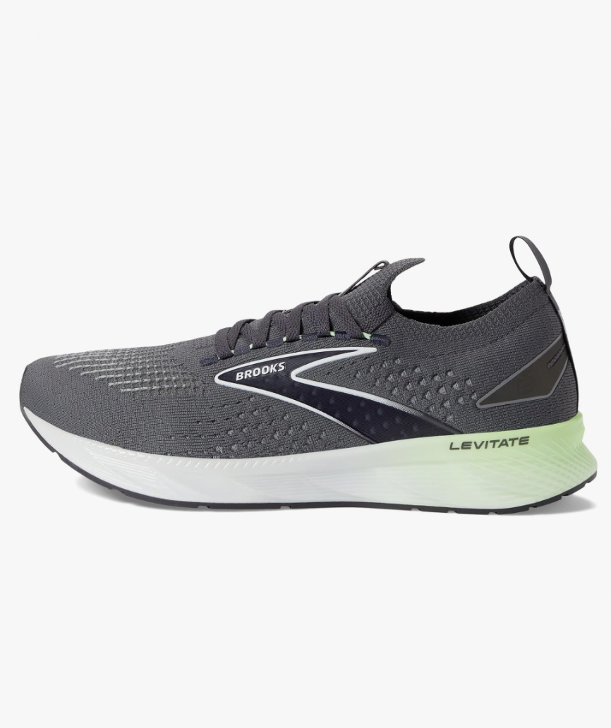 <p><a href="https://go.redirectingat.com?id=74968X1596630&url=https%3A%2F%2Fwww.zappos.com%2Fp%2Fbrooks-levitate-stealthfit-6-blackened-pearl-green-white%2Fproduct%2F9822987&sref=https%3A%2F%2F" rel="nofollow noopener" target="_blank" data-ylk="slk:Shop Now;elm:context_link;itc:0;sec:content-canvas" class="link ">Shop Now</a></p><p>Levitate StealthFit 6</p><p>zappos.com</p><p>$103.47</p>