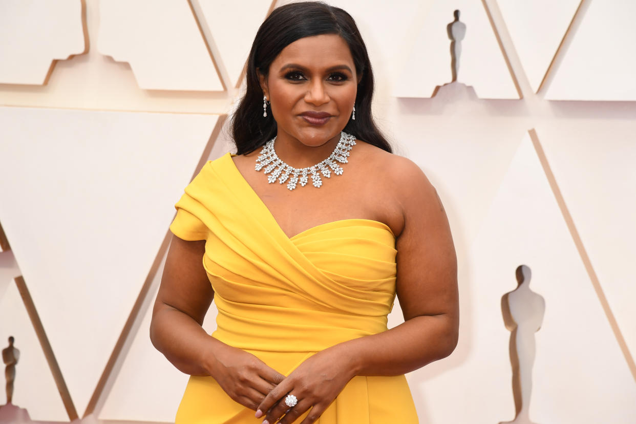 Mindy Kaling is a vibrant summertime vision in her latest Instagram post. (Photo by Jeff Kravitz/FilmMagic)