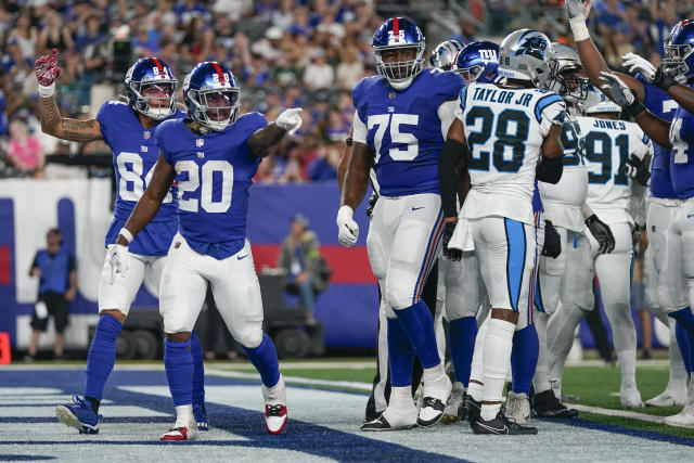 Jones plays like $40 million man for Giants, No. 1 overall Young shows  flashes for Panthers - The San Diego Union-Tribune