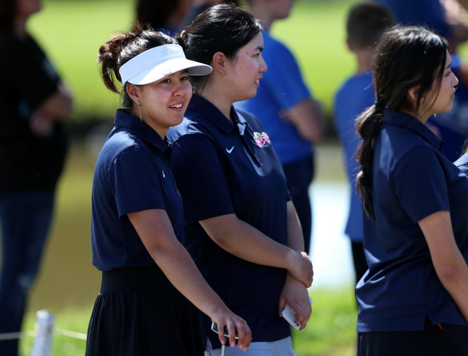 2A golfers compete in the girls state championships at Lakeside Golf Course in West Bountiful on Tuesday, May 16, 2023. | Scott G Winterton, Deseret News