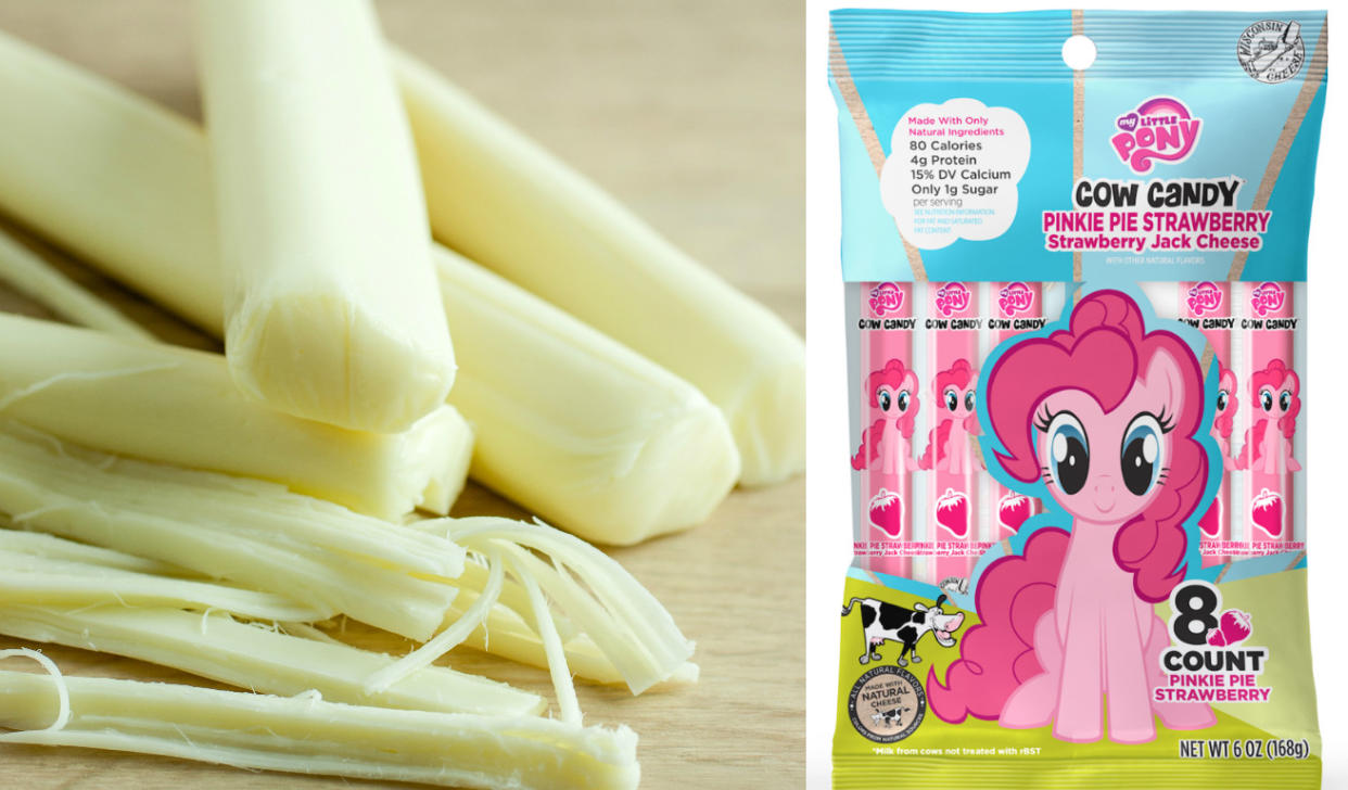 Pink strawberry string cheese now exists, if you’re into this sort of thing