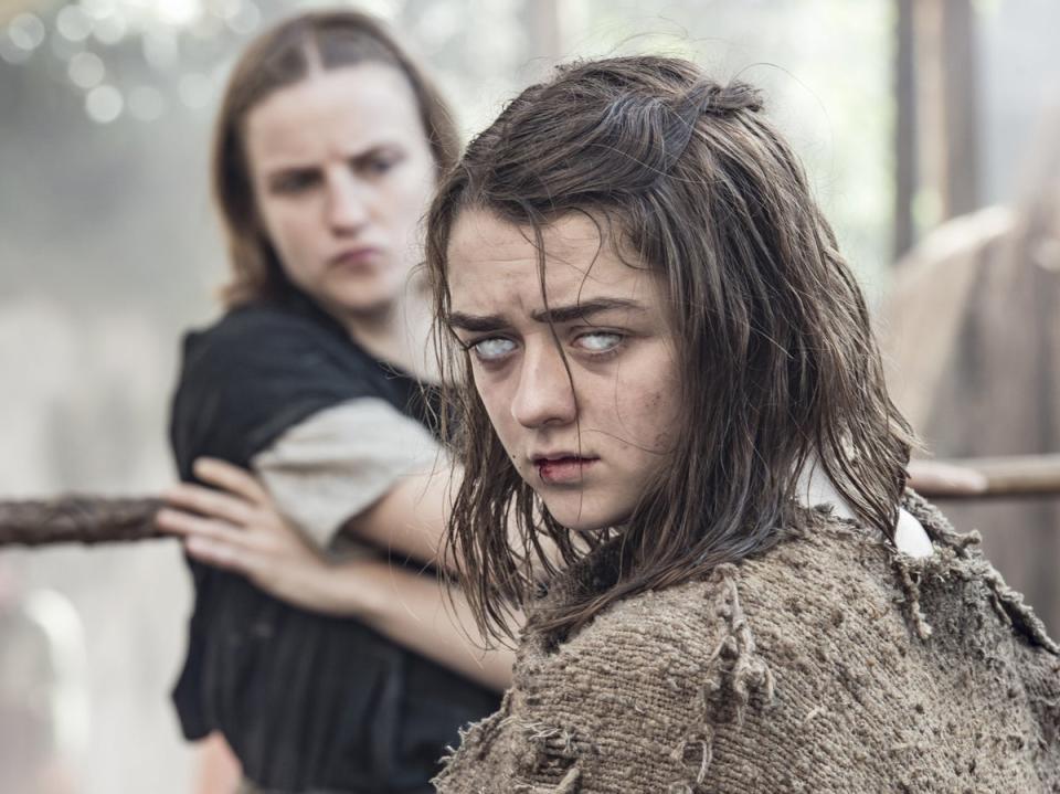 Waif for it: Marsay’s Waif and Arya Stark (Maisie Williams) in ‘Game of Thrones’ (HBO)