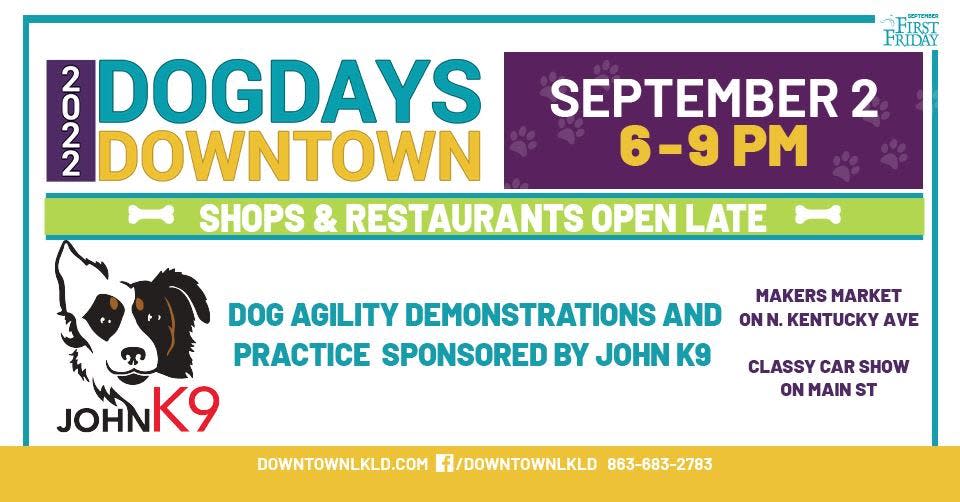 Dogdays, Sept. 2, downtown Lakeland