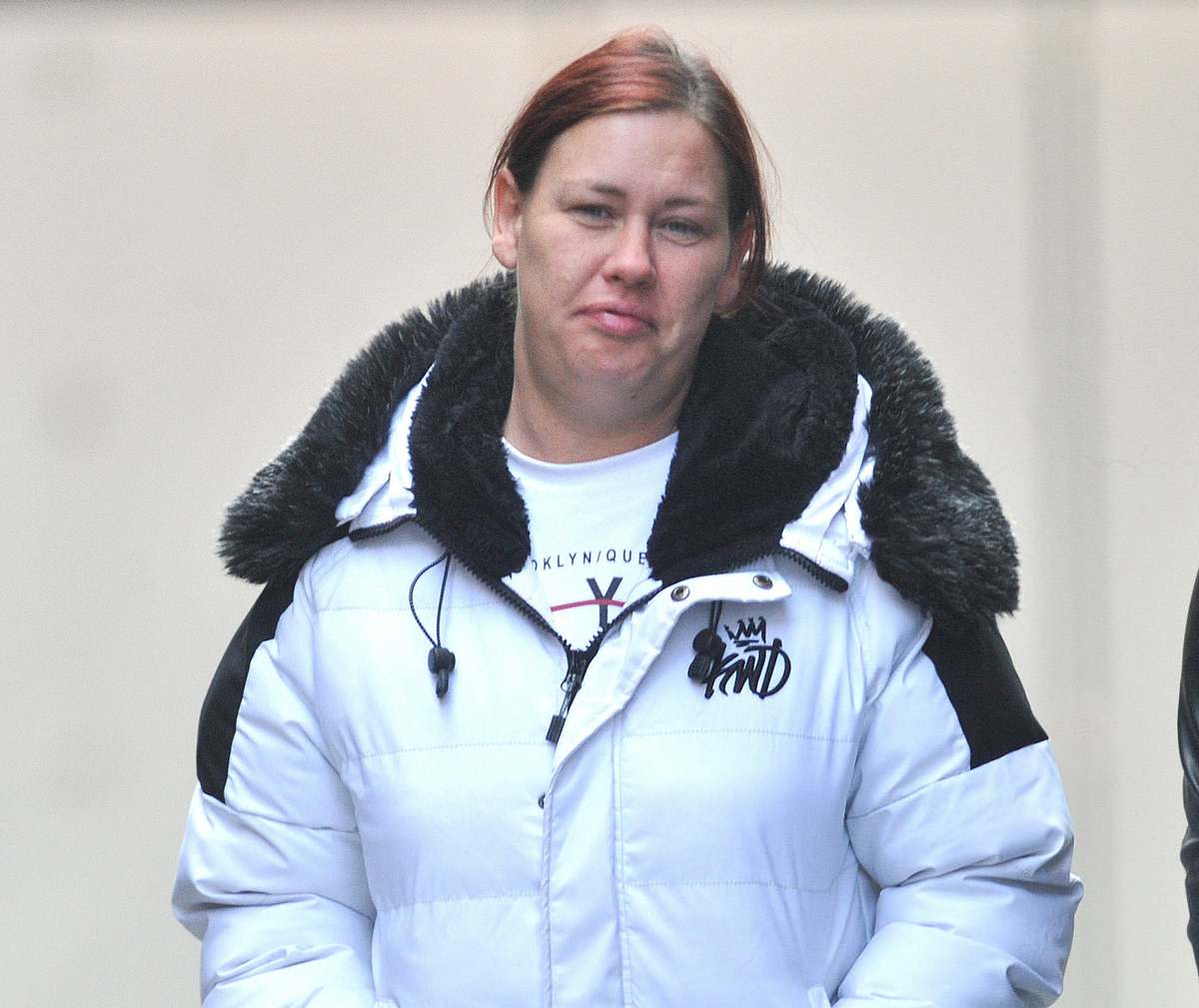 Jailed: Miss Allen exposed herself to flight crew forcing the plane to divert. (MEN)