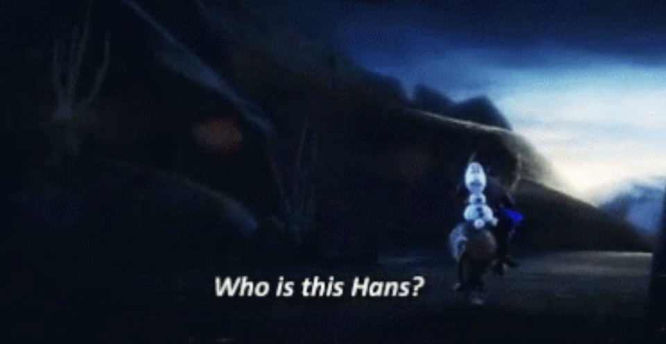 "Who is this Hans?"