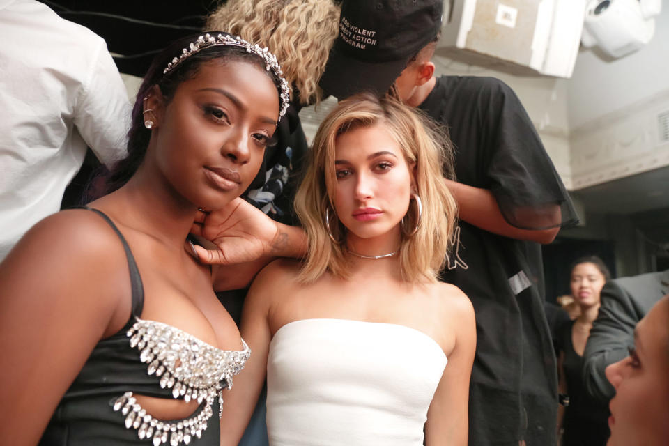 Justine Skye & Hailey Baldwin