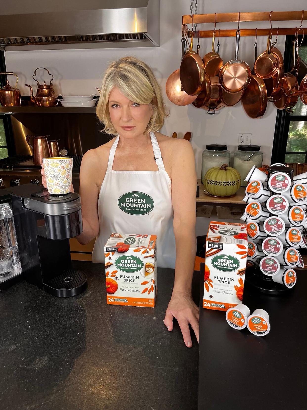 Martha Stewart's partnership with Green Mountain Coffee Roasters