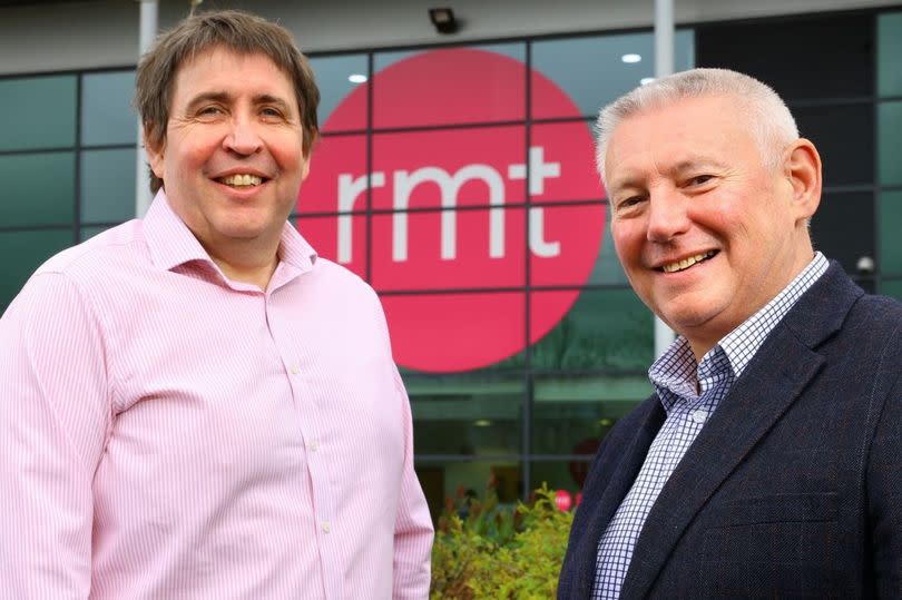 Peter McCowie (left), partner at McCowie & Co, with Mike Pott, managing director at RMT Accountants & Business Advisors.
