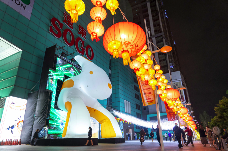 2023台灣燈會主打「城市型燈會」，燈飾作品遍布台北市12行政燈區。