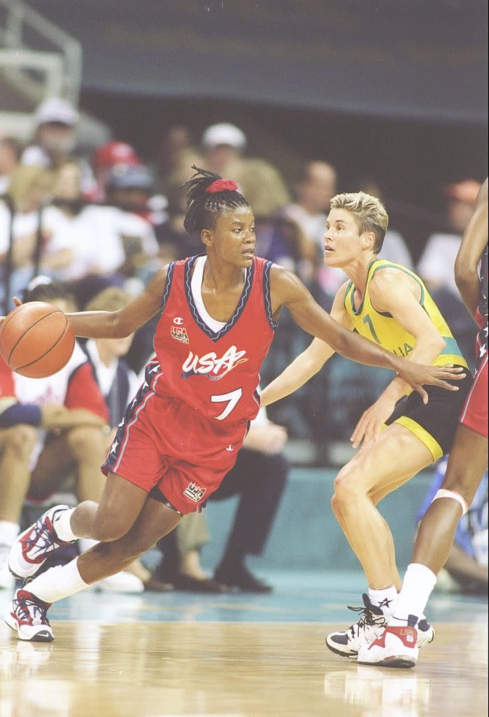 Sheryl Swoopes, us women's basketball olympic team, 1996 atlanta olympics, basketball shoes, women's basketball shoes, sneakers, nike, nike air swoopes,