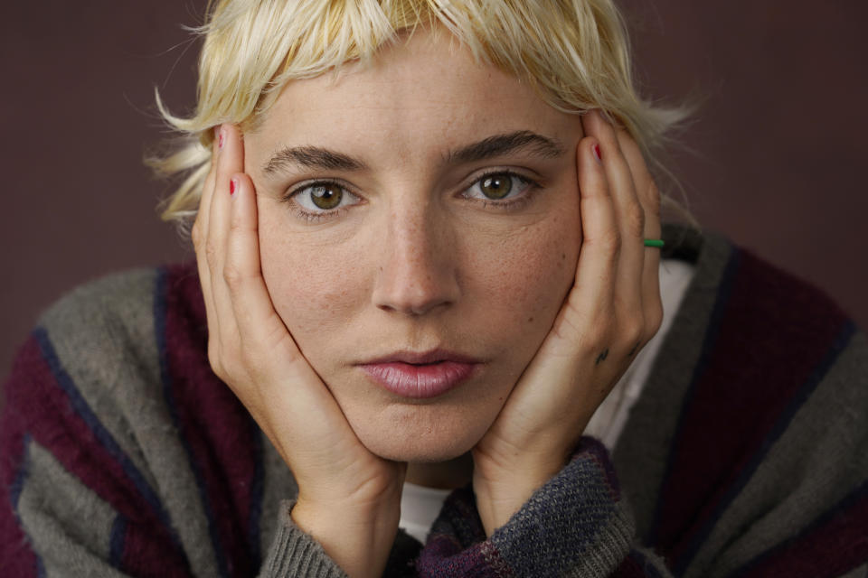 Singer/songwriter Caroline Rose poses for a portrait in Los Angeles on May 19, 2023, to promote her album “The Art of Forgetting." (AP Photo/Chris Pizzello)