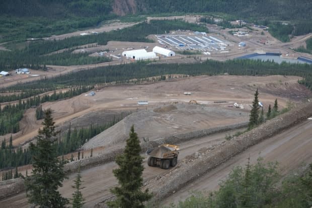 The Eagle Gold Mine, which is roughly 85 kilometres from Mayo, Yukon. The company behind the mine, Victoria Gold, wants to double down on mineral exploration. (Mike Rudyk/CBC - image credit)