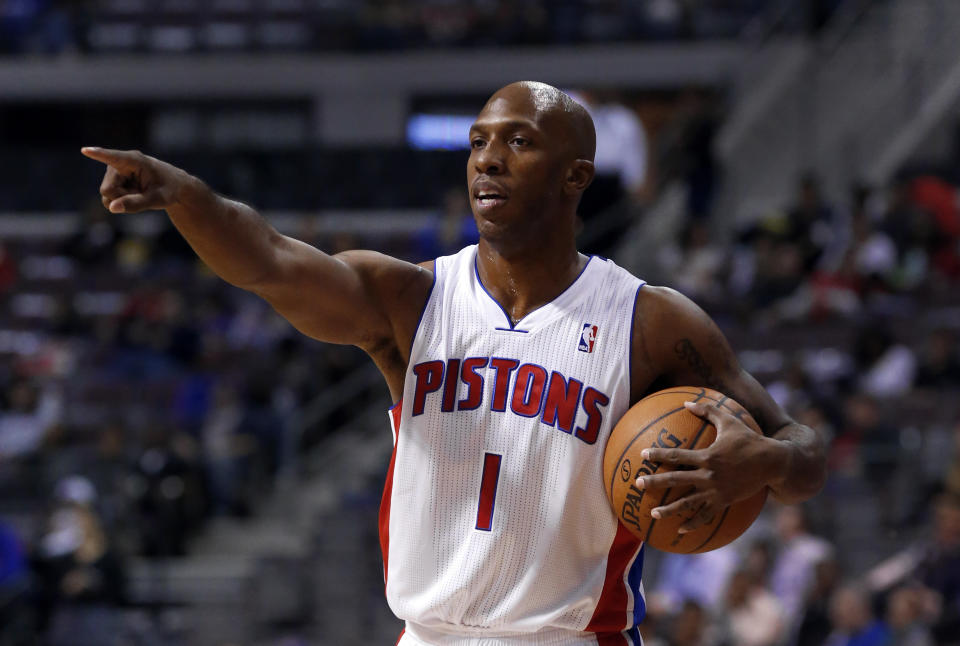 Chauncey Billups has been eligible for the Hall of Fame for several years, but without the firepower of a star-studded class, could 2024 be the year he is inducted? (AP Photo/Paul Sancya)