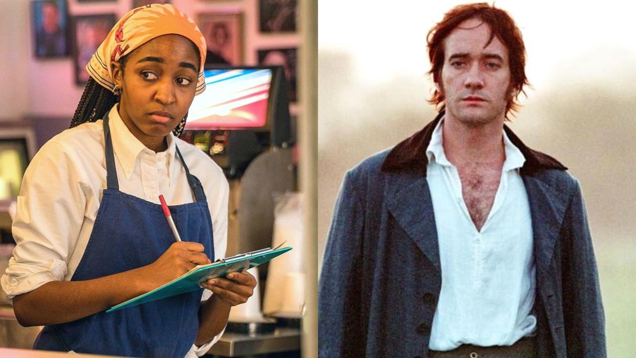  Ayo Edebiri, Matthew Macfadyen. 