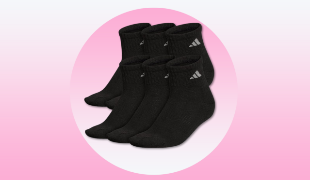 adidas Anti-Slip Socks 2 Pairs - Black | adidas Canada