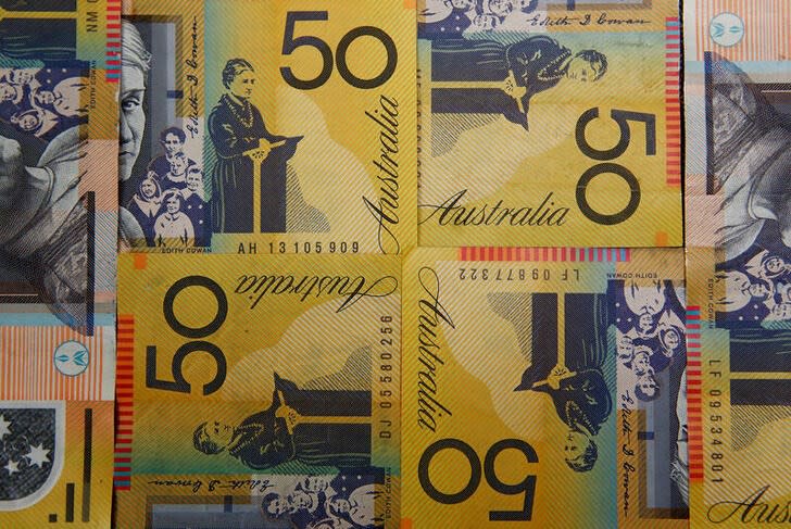 FILE PHOTO: Illustration photo of Australian dollars