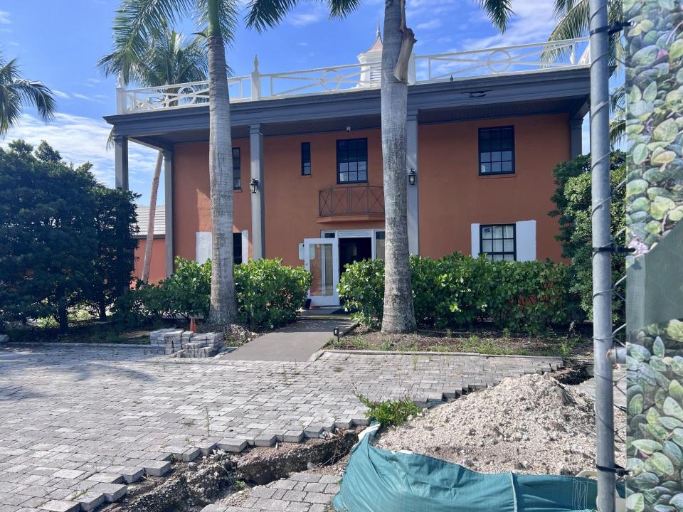 The historic Hotel Biba in West Palm Beach is undergoing an extensive renovation. Image taken June 2023.