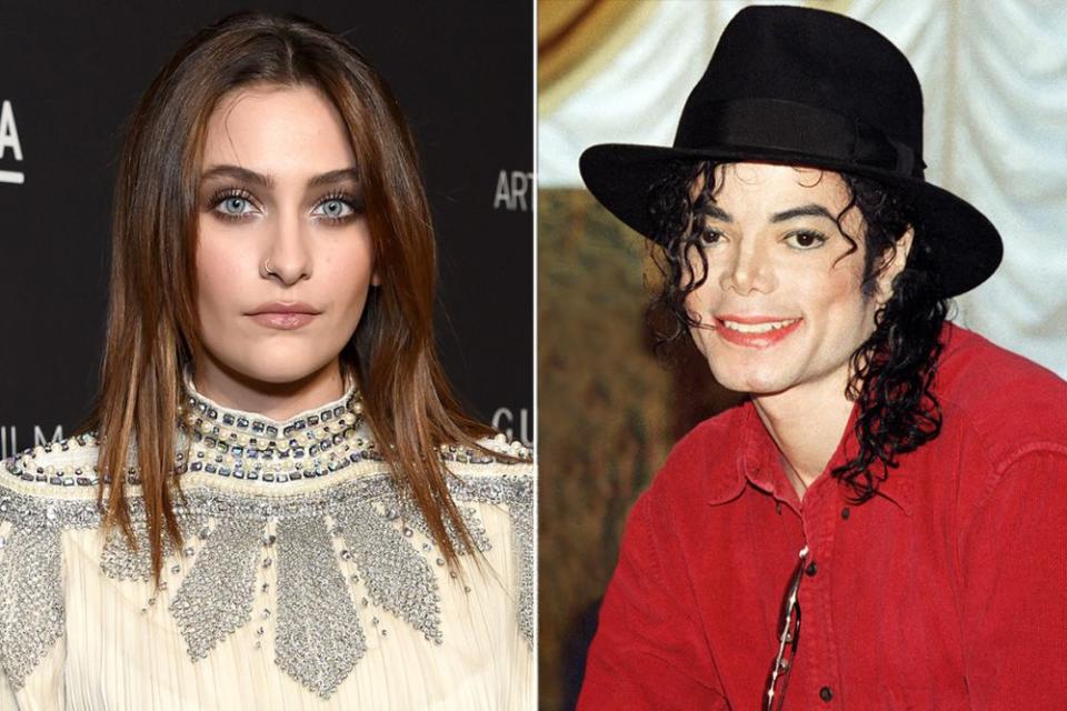 Paris Jackson and Michael Jackson