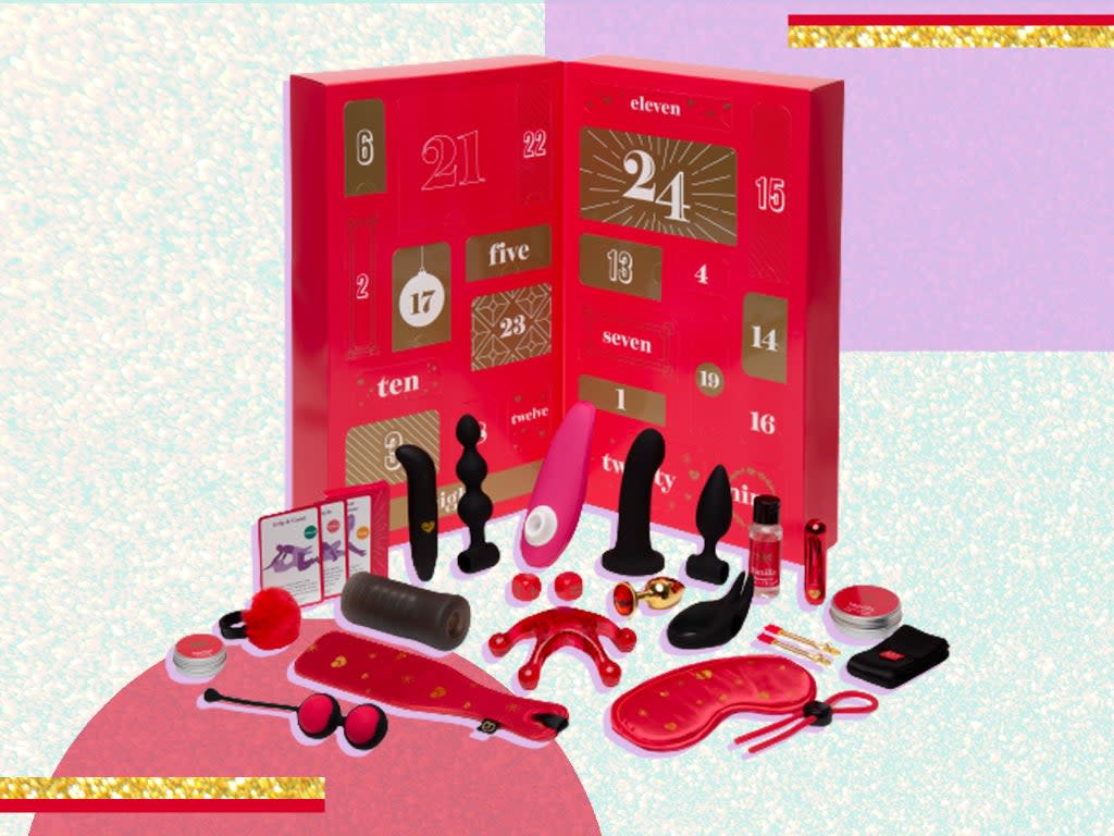 You’ll find the Womanizer vibrator hiding inside, which by itself retails for the same price as the entire calendar (iStock/The Independent)