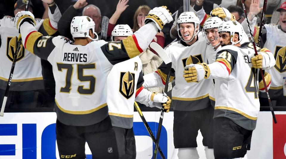 The Golden Knights are red hot, but so are the Calgary Flames and San Jose Sharks. (SI)