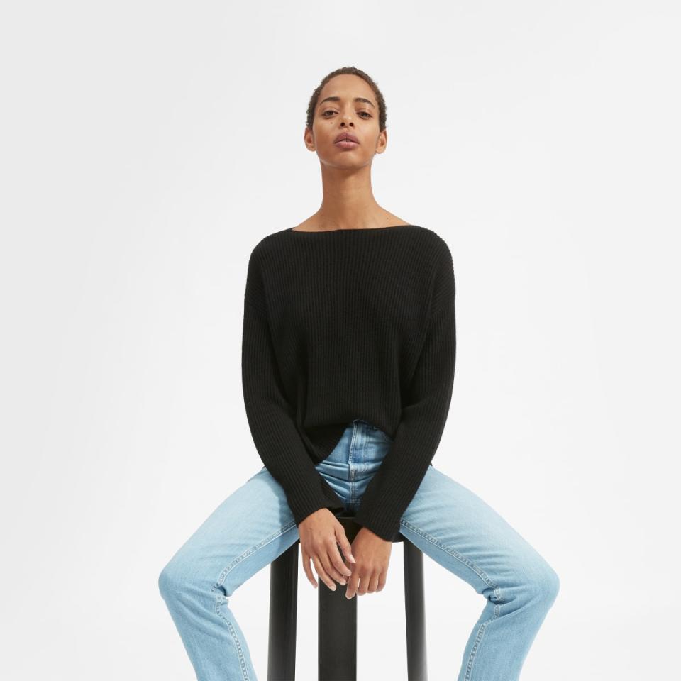 You can choose-what-you-pay on a range of items on their site - including this cashmere jumper [Image: Everlane]