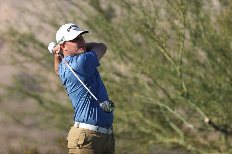 Emiliano Grillo durante la ronda final de The CJ Cup en Las Vegas, Nevada.