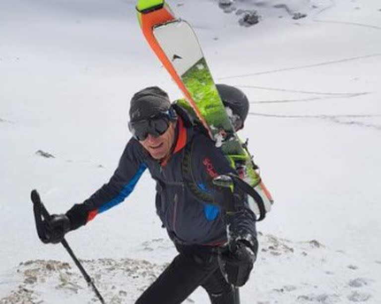 El esquiador que sobrevivió a una avalancha en Italia