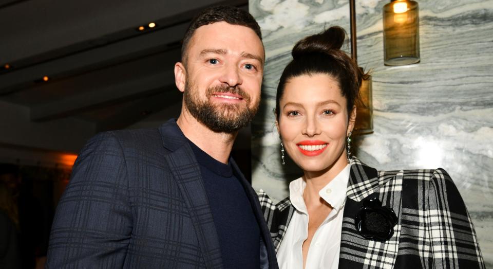 Jessica Biel has opened up about how familiar her and Justin Timberlake's sons are with their work. (Getty Images)